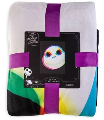 The Nightmare Before Christmas Throw Blanket (New) Jack Skellington Pop Art - Image 1 of 3
