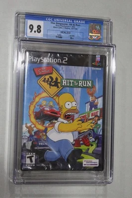 Simpson's Hit & Run Sony PlayStation 2 PS2 sigillato in fabbrica nuovo CGC 9.8 A++ WATA - Immagine 1 di 4