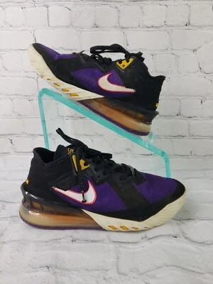 Nike LeBron James XVIII 18 Low Lakers Purple Gold ACG Terra CV7562-003 sz 10 - Image 1 of 4