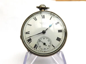 Silver cased Key wind Waltham pocket watch. Runs fine. - Picture 1 of 7