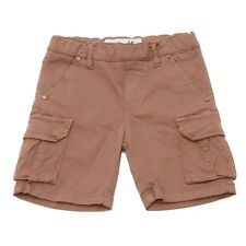 1497AD bermuda bimbo BOY HITCH-HIKER brown garment dyed shorts kids