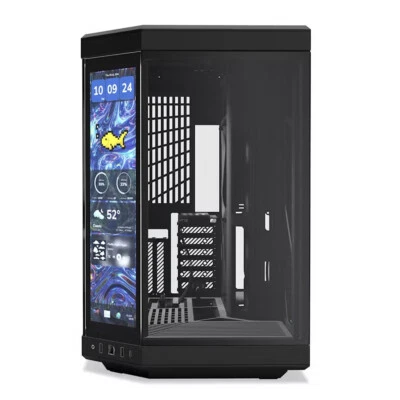 HYTE Y70 Touch Infinite Modern Aesthetic TG Mid-Tower ATX Case with Touchscreen