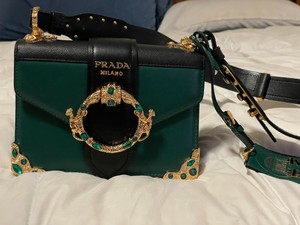 prada pionniere saddle bolsa