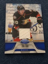 2011-12 Panini Certified Mirror Jersey Blue #49 Corey Perry Jersey /99