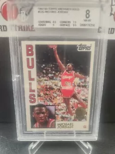 1992 Topps Archives GOLD Michael Jordan #52G BGS 8 - Picture 1 of 2