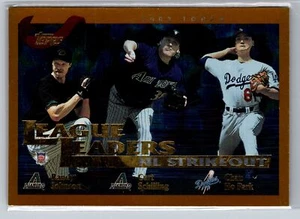 2002 Topps #348 Randy Johnson / Curt Schilling / Chan Ho Park - Picture 1 of 2