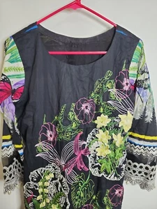 Proyectos reciclados de vestir multicolor indio paquistaní étnico de segunda mano (U3) - Imagen 1 de 6