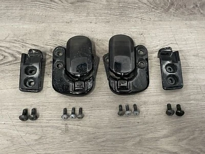 90-05 Mazda Miata Soft Top Latch Striker Hardware Set Gloss - Image 1 of 2