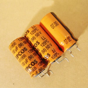 10pcs/50pcs EPCOS B41866 series 100uF/50V 100UF High Temperature 125°C Capacitor - Picture 1 of 4