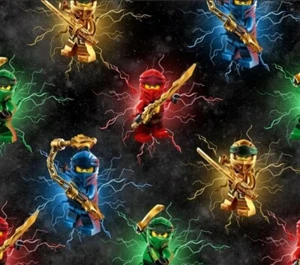 Sommersweat French Terry Ninjago - Bild 1 von 1