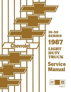 1987 Chevy LD Truck 10-30 Series Manual de servicio - Imagen 1 de 4