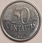 ONE CENT COINS: 1994 Brazil 50 Centavos Coin