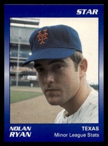 1990 Star Nolan Ryan #2 Minor League Stats New York Mets ~ $.99 Ship!