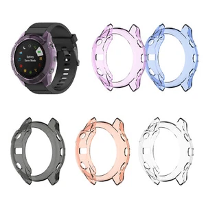 49,2 / 53,5 mm przezroczysta ramka koperty zegarka TPU do Garmin Fenix 6 / 6 Pro / 6X / 6X Pro D - Zdjęcie 1 z 22