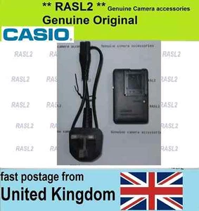 Genuine Casio Charger for NP-80 NP-82 Exilim EX-H50 MR1 Z800 X330 QV-R200 TR150 - Picture 1 of 6