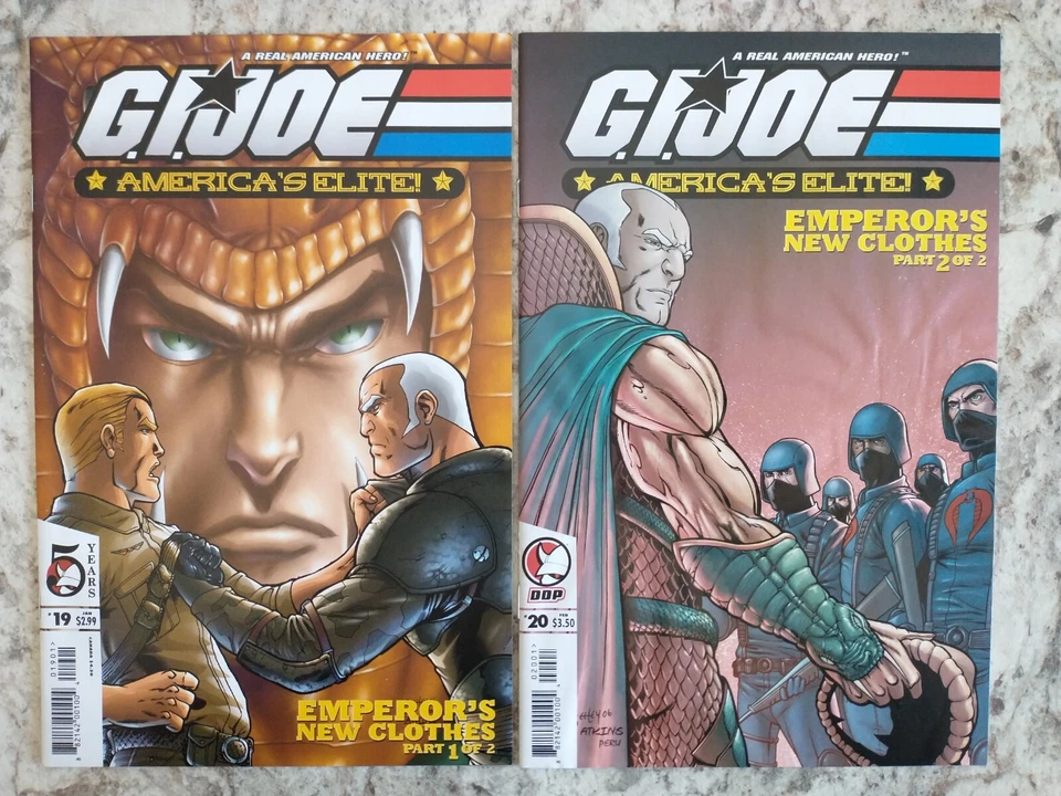 G.I. Joe Americas Elite #19-20 Emperors Clothes Full Set 1st Print VF Devils Due - Image 1 of 4