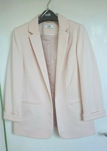 wallis black ribbed blazer