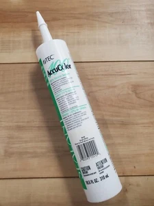 TEC AccuColor 100-100% Silicone Sealant - 10.5 OZ Caulk Color #910 Bright White - Picture 1 of 2