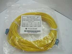 CAVO IN FIBRA OTTICA 25M LC/UPC a LC/UPC SM DX 9/125 JUMPER, SPEDIZIONE GRATUITA - Foto 1 di 4