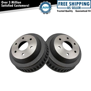 Rear Brake Drum Pair Set for Chevy GMC 1500 2500 Pickup Truck Savanna Van - Picture 1 of 5