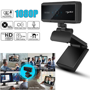 HD 1080P Webcam Video Calling 30fps Stand Camera with Mic for Meeting Live