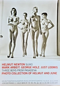 HELMUT NEWTON - ORIGINAL EXHIBITION POSTER - SUMO - THEY COME - BERLIN - 2019 - Picture 1 of 8