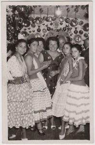 Prawdziwy oryginalny 1961 flamenco-ncerki w Granadzie, Hiszpania, ze stemplem