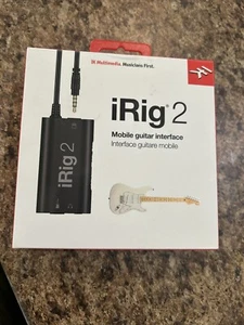IK Multimedia iRig 2 Guitar Interface for iOS iPhone, iPad, iPod Touch Open Box - Picture 1 of 3