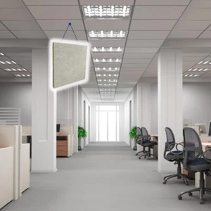 Soundsulate Sound Absorbing Acoustical White Ceiling Tiles. Choose Size - Picture 1 of 8