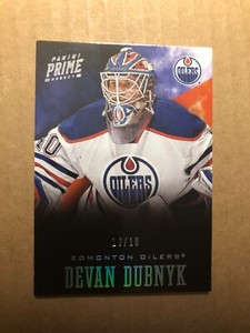 2012-13 Panini Prime Holosilver #19 Devan Dubnyk 10/10