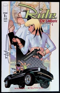 THE RIDE: DIE VALKYRIE #1 ~ VARIANT SIGNED BY DOUG WAGNER ~ FN 2007 IMAGE COMICS - Picture 1 of 5