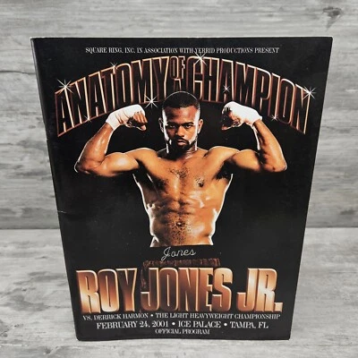 Roy Jones Jr vs Derrick Harmon Boxing Program Onsite February 24 2001 - Image 1 of 4