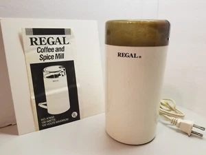 Regal Ware Coffee/Spice Mill Grinder K7450 Electric Ground Beans Fresh Brew Perk - Picture 1 of 14