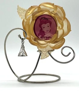 Vintage Disney Store Beauty and the Beast Belle Rose Glass Picture Frame - Picture 1 of 4