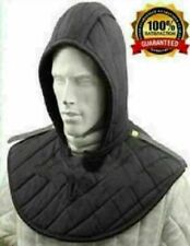 VI Renaissance Medieval Cotton Padded Armor Collar and Coif Arming Cap Aventail