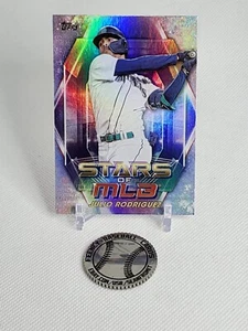 JULIO RODRIGUEZ Stars of MLB Insert 2023 Topps #SMLB-16 Seattle Mariners - Picture 1 of 2