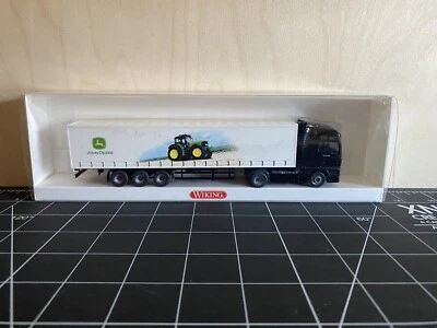 WIKING 5370342 MAN Semi Tractor & Trailer - John Deere - 1:87/HO - Image 1 of 4