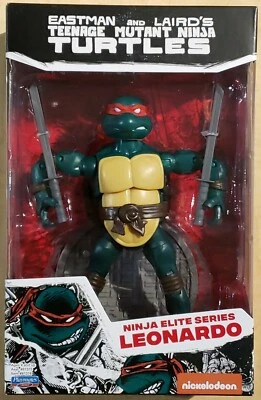 TMNT: Figura de Acción Ninja Elite Series LEONARDO (2020) Playmates Nueva  Foto 1 de 3