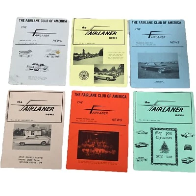 Ford Fairlaner Jan- Dec 1992 / Entire Year (6) Magazines of Ford Fairlane Club Foto 1 de 4