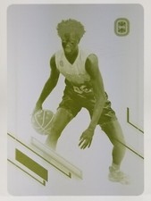 2021-22 Topps Chrome OTE Printing Plate Yellow Bryson Warren SN 1/1 w/ Base #50