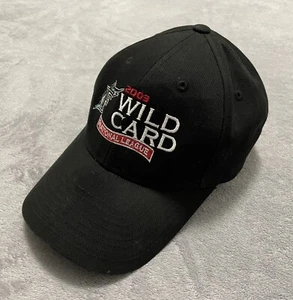 Vtg Florida Marlins Hat Cap Snapback Black National League Wild Card 2003 Y2K - Picture 1 of 12