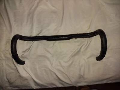 ENVE 公路碳纤维车把紧凑型 31.8 x 42 厘米自行车砾石比赛黑色 — 第 1/4 张图片