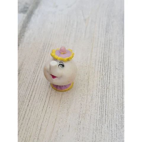 Mrs Potts miniature teapot beauty Beast disney toy figure Cover