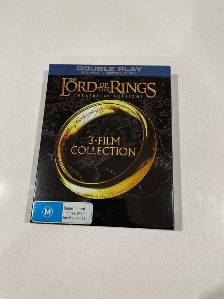 The Lord of the Rings Trilogy Theatrical Versions Blu-ray Set  Region B vgc t329 - Image 1 of 1