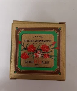 Roger & Gallet Mini Seife Carnation 2064  Vintage Neu in OVP - Bild 1 von 2