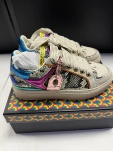 Kurt Geiger London Womens Southbank Tag Suede Other Size 8 Fashion Sneakers NIB - Picture 1 of 6