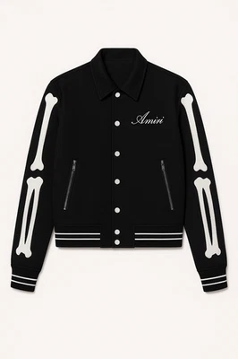 Amiri Bones Varsity Jacket - Image 1 of 3