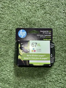 Neu Original HP 67XL Farbe Tintenpatrone Ablaufdatum 2026 - bis zu doppelt so viele Seiten - Bild 1 von 3