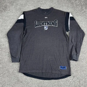 Tampa Bay Lightning Shirt Herren Large NHL Hockey Langarm Pullover Vintage 90s - Bild 1 von 10