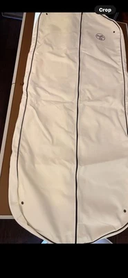 Authentic HERMES Garment Bag Travel Clothes Case Cover Long Canvas 60" X 24" - Image 1 of 3